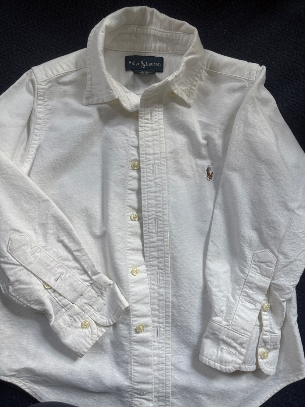Ralph Lauren White Oxford Shirt